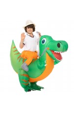 Kids green Ride on Inflatable Costume  tt2089