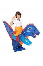 Kids Dark Blue Ride on Inflatable Costume tt2091