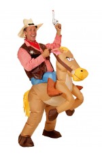 Adult Horse Inflatable Costume With Hat