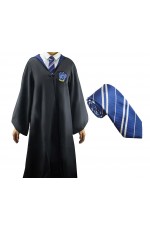 Robe with Tie Mens Ladies Harry Potter Adult Robe Costume Cosplay Ravenclaw 