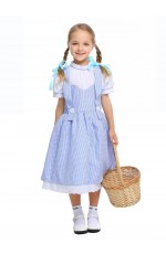 Dorothy The Wizard of Oz Girls Costume Book Week Fancy Party Dress Kids Child