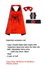 Spider Cape & Mask Costume set
