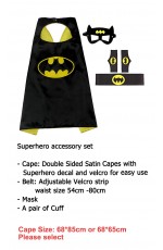 Batman Cape & Mask Costume set