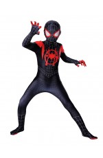 Boys Black spider-man spider costume