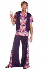Mens Orion Groovy Hippie Costume tt3301