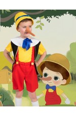 Kids Pinocchio Costume + Nose
