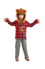 Kids Werewolf Brown Wolf Costume