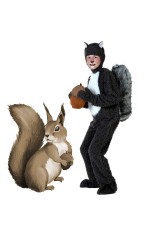 Kids Squirrel Jumpsuit Costume Onesie
