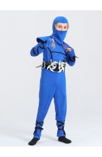 Boys Blue Ninja Halloween Costume tt3384blue