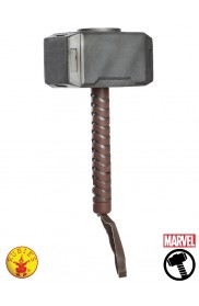 The Avengers Costumes - Licensed Thor Hammer Avengers Armour Weapon Costume Toy Superhero Cosplay Accessories Marvel Thor The Dark World Lightning Strike Hammer 