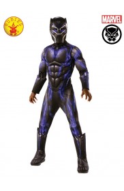 BLACK PANTHER BATTLE SUIT DELUXE COSTUME, CHILD