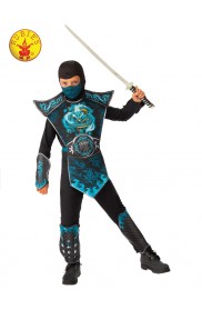 Kids Blue Dragon Ninja Costume cl702080