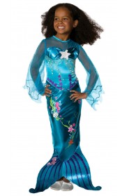 Mermaid Costumes - Blue Magical Mermaid Toddler Child Costume Fancy Dress Mermaid Princess Ariel Book Week Fancy Dress Child Costume