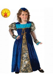 Girls Camelot Princess Kids Medieval Child Halloween Dress Party Costume
