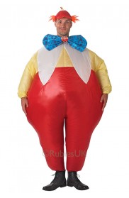 Licensed Tweedle Dee & Tweedle Dum Mens Costume Alice in Wonderland Inflatable Adult Disney Outfit