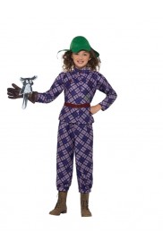 David Walliams Awful Auntie Girls Childs Kids Fancy Dress Kids Book Week Costume