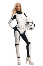 Female Licensed Star Wars Storm Trooper DELUXE Stormtrooper Halloween Adult Costume