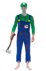 Adult Zombie Bloody Halloween Costume  