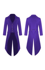 Purple STEAMPUNK TAILCOAT COSTUME JACKET Magician