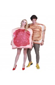 2pcs Couples Sandwich Costume 