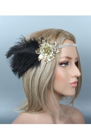 1920s Floral Great Gatsby Flapper Headpiece