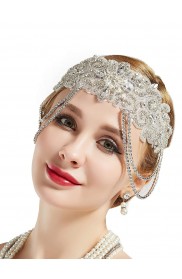 1920s Crystal Great Gatsby Flapper Headpiece
