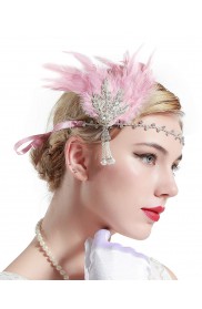 1920s Feather Headband lx0163-4