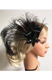 1920s Vintage Bridal Great Gatsby Flapper Headpiece