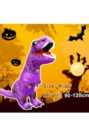 Purple Child T-Rex Blow up Dinosaur Inflatable Costume