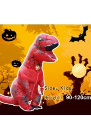 Red Child T-Rex Blow up Dinosaur Inflatable Costume