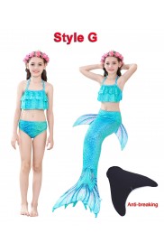 Girls Mermaid Swimmable Swimsuit Costume tt2030-8