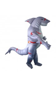 Grey shark carry me inflatable costume tt2040