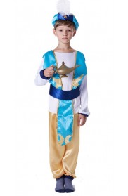 Boys Arabian Genie Aladdin Costume Arab Prince Child Kids Red Book Week Disney 