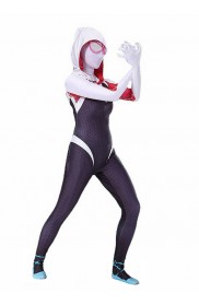 Ladies and girls Spider-Verse Gwen Stacy Costume tt3222