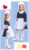 Kids Girls Victorian Maid Nurse Hospital Vet Book Week Costume 