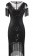 Black 1920s Flapper Fashion Dress  lx1049-5