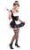 Secret Wishes French Maid Adult Costume Chamber Fancy Dress Outfit