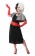 Womens Evil Madame Cruella De Ville 101 Dalmations Fancy Dress Costume ＋ Cigarette Holder + Wigs
