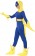 Female Bananaman Costume Fancy Dress Cartoon Superhero Super Hero Outfit