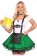 Girls Oktoberfest Beer Maid Green Costume lg204green