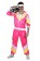 Mens Pink Shell Suit Tracksuit front