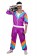 Purple Mens 80s Tracksuit Shell Suit Costume lh237purple