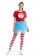 Women Dr Seuss Thing 1 and Thing 2 Costume Set no wig pp1010+pp1013+lx3015-1+lx3016-1