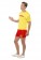 Sports Costumes - Licensed Mens Baywatch Beach Lifeguard Uniform Smiffys Fancy Dress Costume Outfits