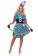 Alice In Wonderland Costumes - Ladies Mad Hatter Tea Party Alice in Wonderland Fancy Dress Costume