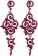 20s Jewellery earrings accessory red lx0190