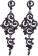 20s Jewellery earrings accessory black lx0190
