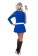 Sports Costumes - Blue Sexy Miss Indy Super Car Racer Racing Sport Driver Super Car Grid Girl Fancy Costume Outfit——
