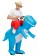Adult Blue Dinosaur t-rex carry me inflatable costume front tt2023-1