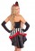 Devil Costumes - Ladies Devil Queen Burlesque Moulin Rouge Devil Halloween Fancy Dress